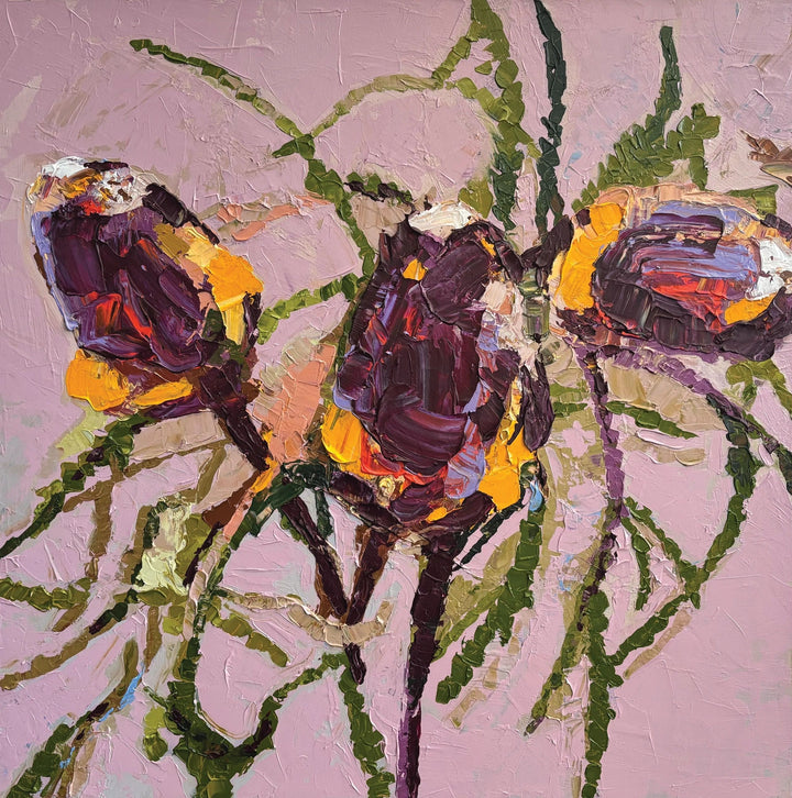 Burgandy Banksia's (SOLD)